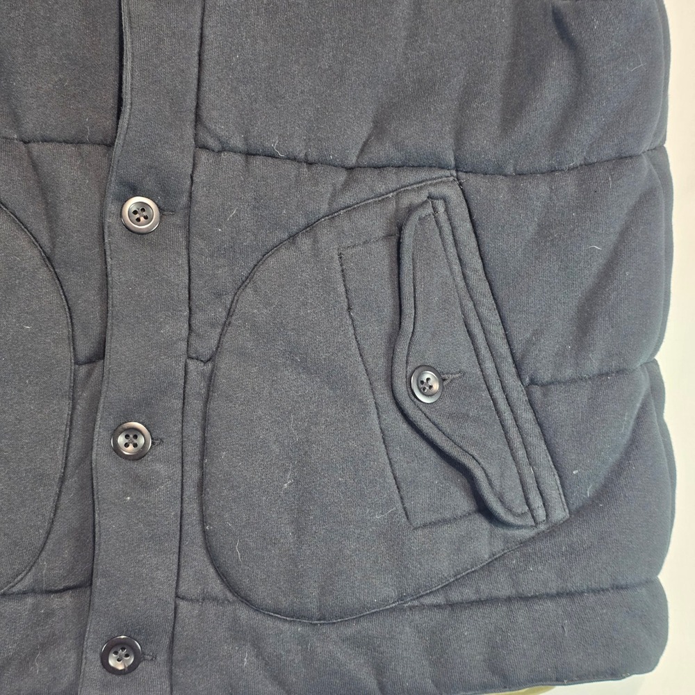 VTG Polo Ralph Lauren Mens Navy Blue Quilted Puffer Vest Large Red Pony - Picture 5 of 15